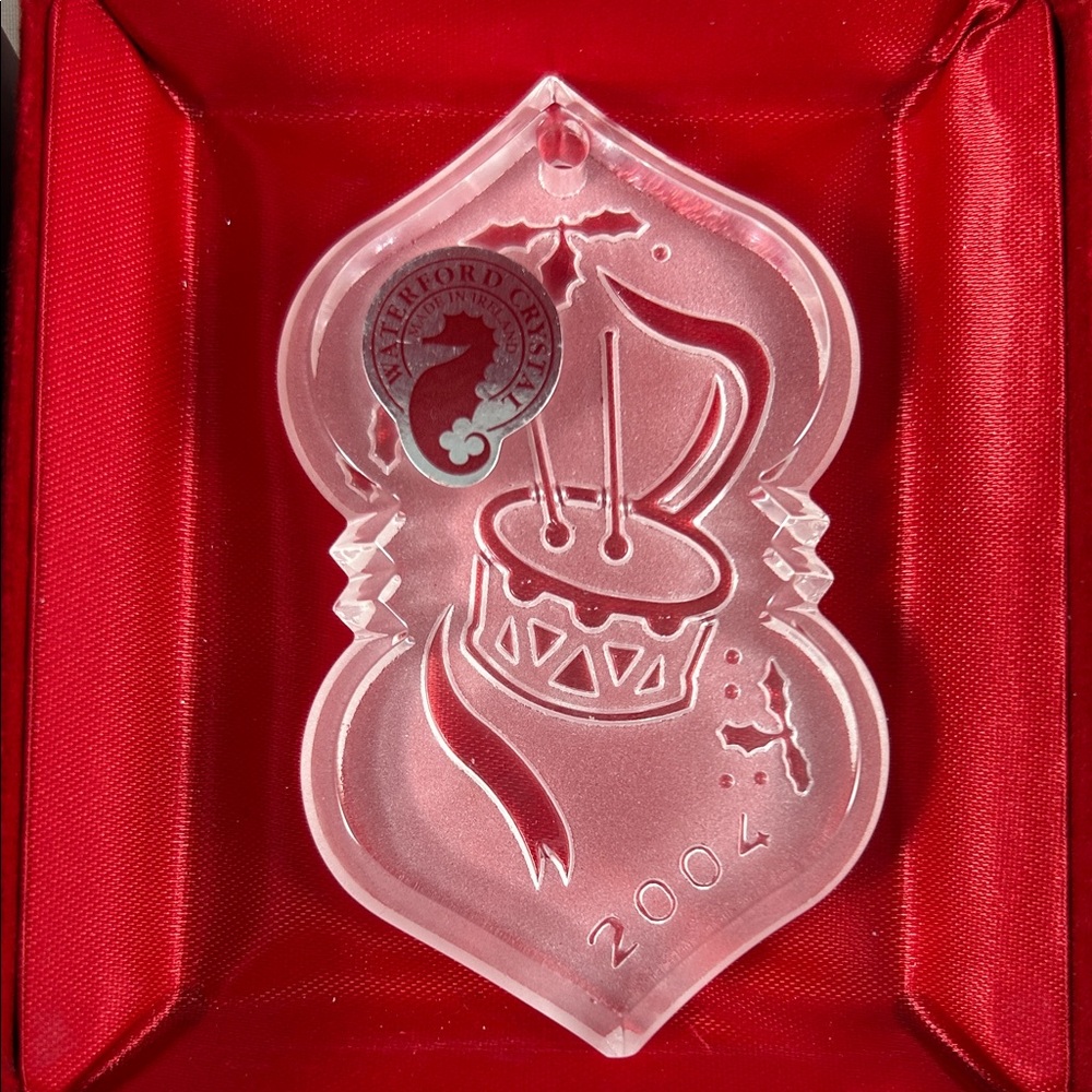 Waterford Crystal Songs of Christmas Ornament “Little Drummer Boy” 2004